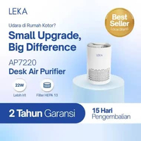 LEKA - AP7220 Desk Air Purifier - Pembersih Udara Mini Ringkas True HEPA13 AP7220