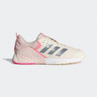 【adidas 愛迪達】Dropset 3 Trainer W 女 訓練鞋 運動 健身 重訓 穩定 耐磨 米 粉(ID8635)