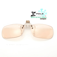 【Z-POLS】兩入組 新型夾式可掀設計頂級濾藍光眼鏡(濾藍光最佳利器兼具抗UV400多功能 近視族必備)