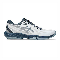 Asics Blade FF [1071A093-102] 男 羽球鞋 室內 運動 支撐 靈活 緩震 包覆 白 靛藍