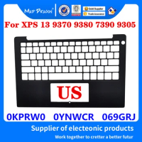 0KPRW0 KPRW0 0YNWCR YNWCR 069GRJ For Dell XPS 13 9370 9380 7390 9305 Laptop Palmrest Upper Cover Case US Keyboard Layout ​Shell