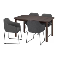 STRANDTORP/TOSSBERG 餐桌附4張餐椅