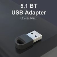 USB Bluetooth Adapter 5.1สำหรับลำโพงไร้สายเมาส์เสียง Bluetooth Dongle USB Adapter Bluetooth 5.0ตัวรับ Transmitter