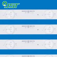 100% New 10pcs/Kit LED Strips for JVC 49 TV LT 49EM75 LT49EM75