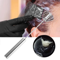 2Pcs Hairdressing Tool Dyeing Cream Mixer Barber Shop Special Semi-automatic Bleaching Powder Hydrogen Peroxide Milk Even Stick