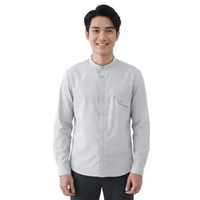 Rabbani - Kemeja Koko Hiro Levi 202 Light Grey XL