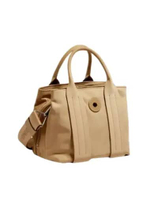 242BBHJ4S.99604 Bimba Y Lola Medium Nylon Shopper Bag Tan