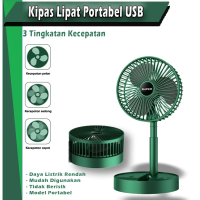 Kipas Angin Lipat Portable Folding Fan Adjustable Kipas Angin Meja Lipat Portable Telescopic Folding