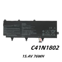 C41N1802 15.4V 76WH Laptop Battery For ASUS ROG Zephyrus S 3s Plus GX701 GX701GX GX701GW GX701GV GX701G GX701GWR GX735GW GX735GX