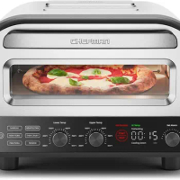 CHEFMAN Indoor Pizza Oven - Makes 12 Inch Pizzas in Minutes, Heats up to 800°F - Countertop