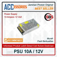 POWER SUPPLY CCTV 10 AMPERE / 12 VOLT