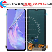 6.57" Amoled For Xiaomi Redmi 10X Pro LCD Screen Display with frame Touch Screen Digitizer For Redmi 10X Pro LCD Display Replace