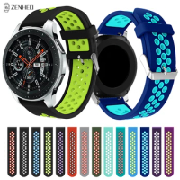 22mm Silicone Strap For Samsung Gear S3 Frontier/Classic Bracelet Watchband for Samsung Galaxy Watch 46mm