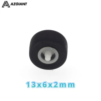 13x6x2mm Card Seat Audio Belt Pulley Tape Recorder Belt Pulley Wheel with axis for SONY player for Panasonic sa-pm20 Stereo