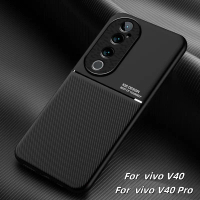 Sarung Telefon, Untuk vivo V40 Pro V40Pro vivoV40 vivoV40Pro 5G 2024, Penutup Belakang Penuh Magneti