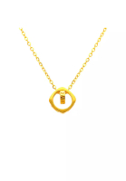 Arthesdam Jewellery Arthesdam Jewellery 916 Gold Love Ring in Ring Necklace - 45cm