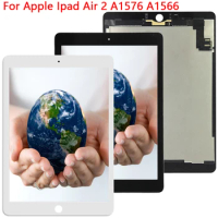 NEW Tested 9.7‘’ LCD For Apple iPad Air 2 ipad 6 A1576 A1566 LCD Display With Touch Screen Replacement Digitizer Panel Assembly