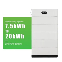 Stack Type 51.2V 100AH 5.12kWh Residential Home Lithium LiFePO4 lithium ion batteries tower energy storage