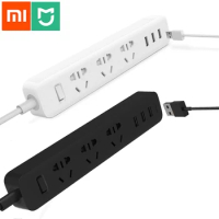 Xiaomi Mi Home mijia Power Strip Electrical Socket 3/5 Ports 3 USB Outlet xiaomi Plug
