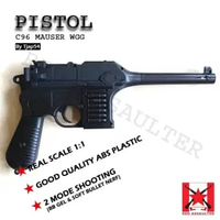 Mauser C96 Water Gel Blaster WGG Mainan Tembakan Kokang Jelly Jeli