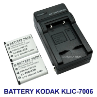 KLIC-7006 แบตเตอรี่ \\ แท่นชาร์จ \\ แบตเตอรี่พร้อมแท่นชาร์จสำหรับกล้องโกดัก Battery \\ Charger \\ Ba