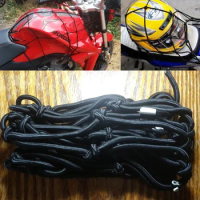 Motorcycle Bungee Cargo Net Motorbike Helmet Mesh Storage Luggage Nets Accessories for Yamaha Xjr1200 Xjr1300 Xmax 125 250 300