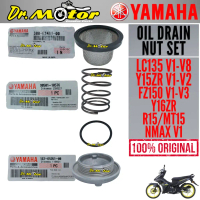 LC135 Y15ZR FZ150 LC 135 Y15 Y16ZR Y16 R15 MT15 NMAX OIL DRAIN NUT SCREW CAP MINYAK HITAM SKREW PENU