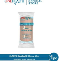 (MUTIARA ALKES) Onehealth Elastic Bandage - Perban elastis - Pembalut Tangan Kaki terkilir 10cm x 4,