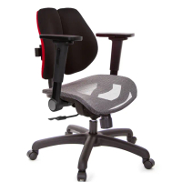 【GXG 吉加吉】低雙背網座 4D平面摺疊扶手 電腦椅(TW-2803 E1H)
