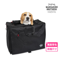 JPLH Mandarine Brothers日本質感寬版多功能寵物後背包L號(包體堅固 內襯抗菌 人體工學設計)