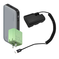 適用 Can LP-E6 假電池+行動電源QB826G+充電器HA728 組合套裝(相機外接式電源)