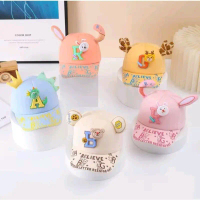 3-8 tahun | Topi Bisbol Anak Inisial Huruf A B G R Cartoon 3D Baseball Hats Fashion cowok