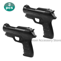 2PCS Somatosensory Handle Gun-butt Type Controller For Sony Playstation 4 PS3/PS4 VR PSVR Auxiliary Shooting Game Accessories