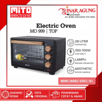 MITO MO999 / MO-999 OVEN LISTRIK 28 L MARBLE SERIES - BLACK TOP