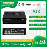 GTMEDIA M7X SKS Receiver and IKS for Brazil DVB-S2 1080P Satellite TV Receiver SKS/IKS/CS/M3U,VCM/ACM,Twin Tuner lKS&amp;SKS Decoder