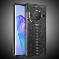 For Honor X9A Case luxury Leather Soft Rubber Silicone Protective Phone Case For Honor X9A X9 X8 X7 Cover For Honor X9A Case