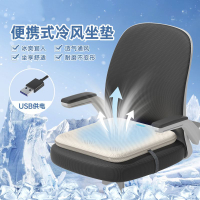 清涼坐墊 夏季帶風扇 坐墊 通風透氣屁墊 辦公室制冷USB車載夏天散熱座椅子墊