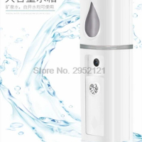 by dhl 200pcs Portable USB Mini Face Spray Beauty Nano Mist Sprayer Facial Body Nebulizer Steamer Moisturizing Skin Care hot