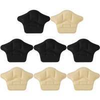 4 Pairs Heel Cushions Sneaker Heel Stickers Portable Cushions Accessory Replaceable Daily Pads Self-adhesive Liners Comfortable