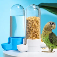 Pet Bird Water Feeder Parrot Water Dispenser Bird Cage Suspended Automatic Water Dispenser Bird Feeder
