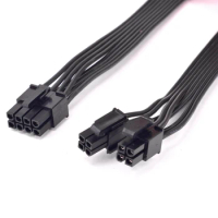 CPU 8 Pin to 4+4 Pin ATX Power supply Cable 8Pin to 8pin EPS Cable P8 to P4 for Cooler Master Silent Pro Hybrid 1300W modular