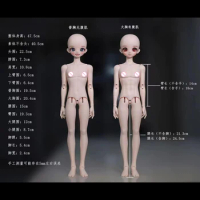 New 1/4 BJD Doll Body Men/Boy Body Resin Material Model Doll Accessories No Makeup Doll Body Toys Gifts