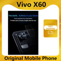 Original Vivo X60 5G Mobile Phone Exynos 1080 Android 11.0 6.56" 120HZ 12GB RAM 256GB ROM 48.0MP Screen Fingerprint Face ID