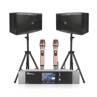 professional karaoke speaker ktv system sound with microphone/power amplifier/speaker