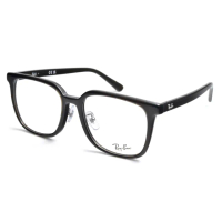 【RayBan 雷朋】方框光學眼鏡 成毅同款(深透黑棕#RB5419D 8218-54mm)