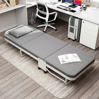 折疊床午休床單人床辦公室家用簡易結實1米2午睡便捷躺椅陪護鐵床