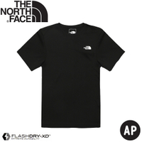 【The North Face 女 排汗短袖T恤 AP《黑》】5JX1/短袖上衣/休閒短袖/運動短T/排汗衣