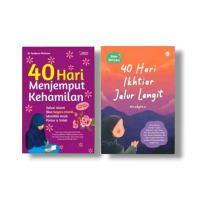 Paket 2 Buku 40 Hari Ikhtiar Jalur Langit - 40 Hari Menjemput Kehamilan ( Isi 2 Buku )