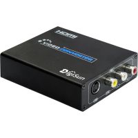 【DigiSun 得揚】VH518 AV / S 端子轉 HDMI 影音訊號轉換器