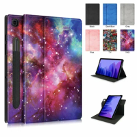 Fabric 360° Rotation Stand Cover for Samsung Galaxy Tab A7 10.4 SM-T500 Tablet Case for Galaxy Tab A7 Lite SM-T220 T225 Case